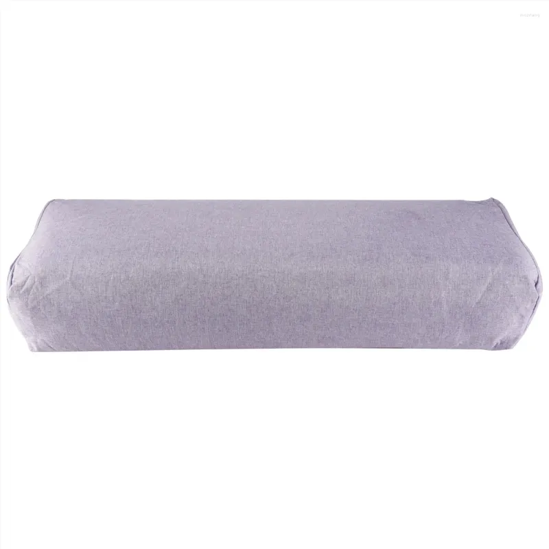 Remote Controlers Yoga Pillow Soft Washable Polyester Rectangular Portable Bolster Sleep Fitness Supplies Purple