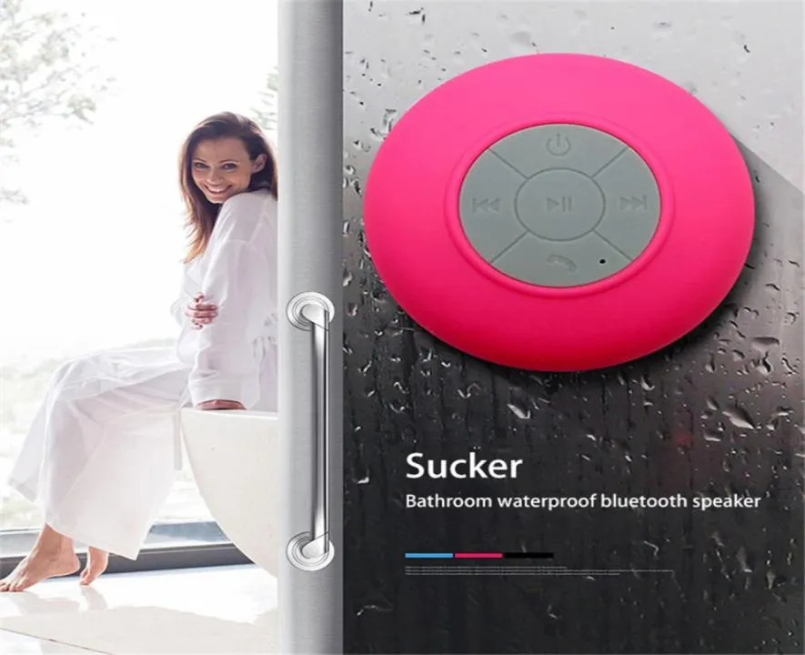 MINI Universa Bluetooth -högtalare Portable Waterproof Wireless Hands Speakers For Duschers Badrum Pool CAR MP3 Musikspelare LO5003094