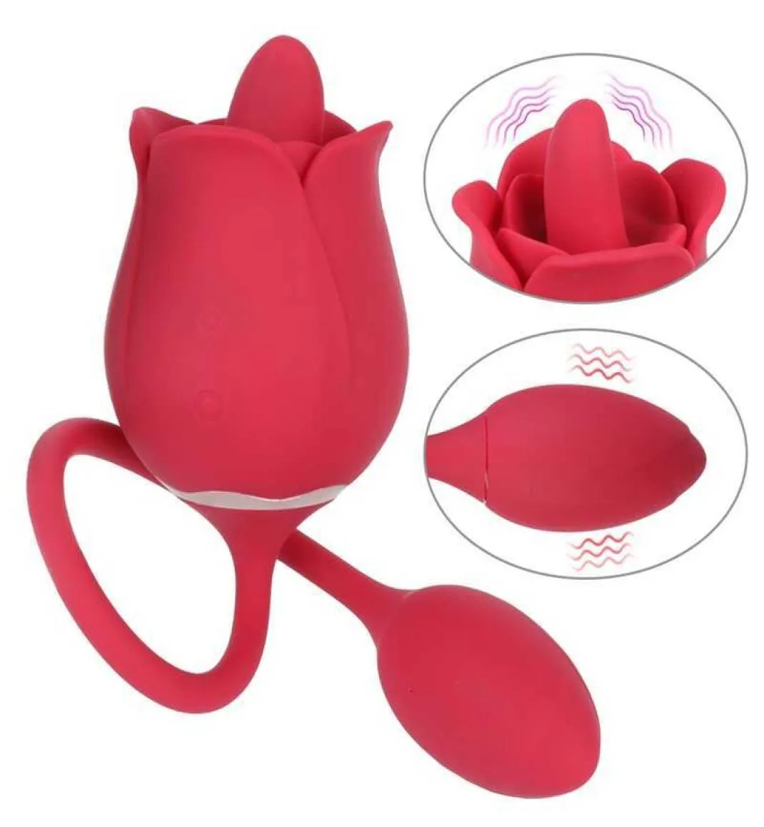 Massageador adulto sexy rosa com cauda lambendo vibrador para mulheres clitóris mamilo lambe plug anal masturbador feminino produtos eróticos s6001382