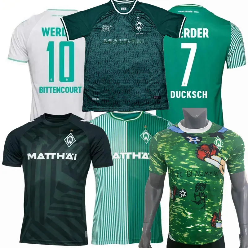 2023 2024 Werder Bremen Soccer Jerseys Kownacki Keita Borre Stark Stark Stark Bittencourt Ducksch 23 24 125 Football Men and Kids Shirt