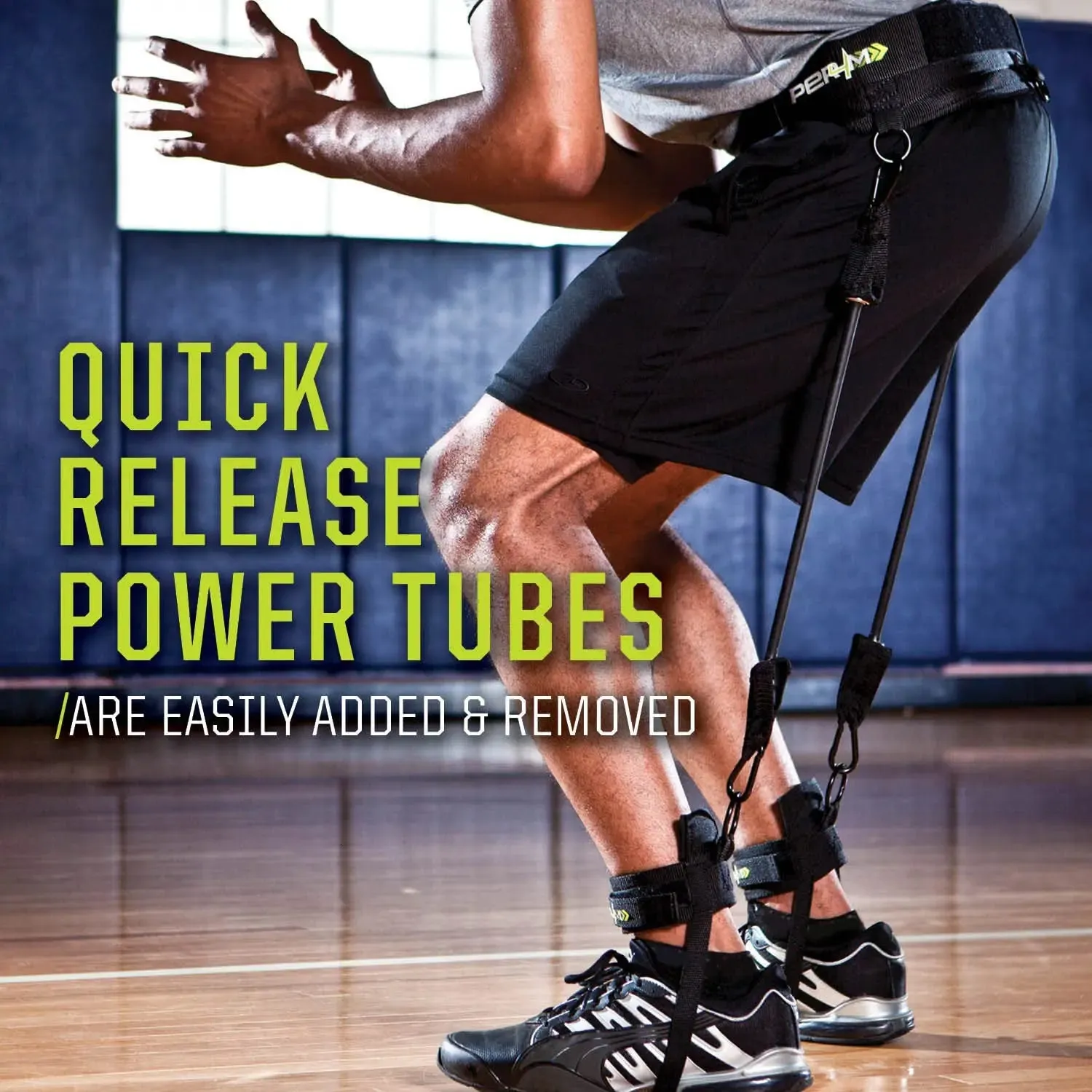 Vertical Jump Resistance Bands Set: Bounce Trainer with Pull Rope for Leg  Strength Agility Training