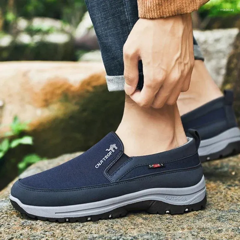 Casual skor sneakers män loafers non-halp glid på vulkaniserad mjuk ensamstående fast färg bekväm vattensporter zapatos