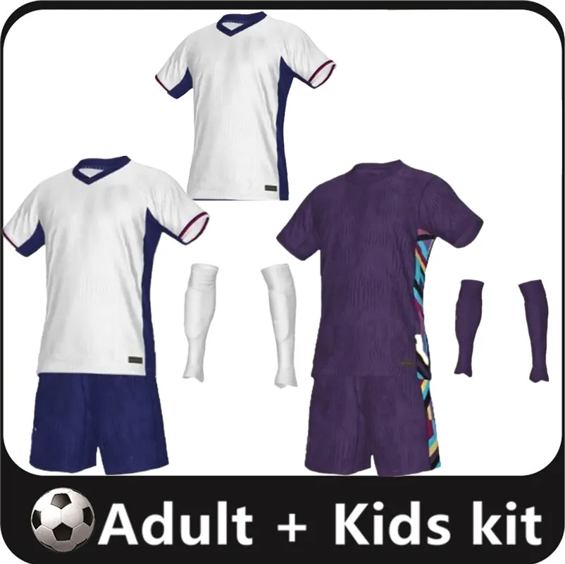 6xl 2024 2025 Euro Angleterre Football Shirt Be anmham Soccer Jerseys Saka Foden Engands Rashford Stering Greaish Kane Kit Kids.