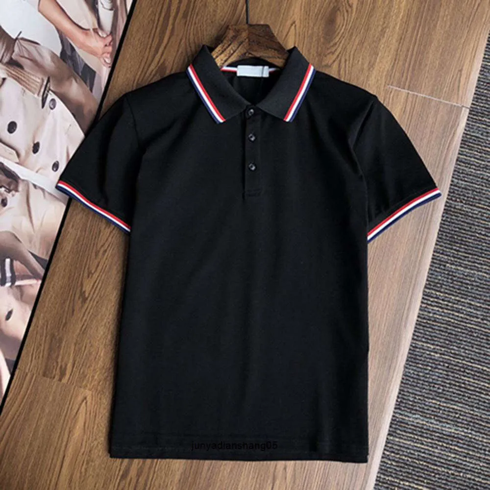 Luxury Brand Mens Designer Polo t Summer Fashion Breathable Short-sleeved Lapel Casual Top Polos Garter Printing Top Quality Cottom Clothing Tees Polos