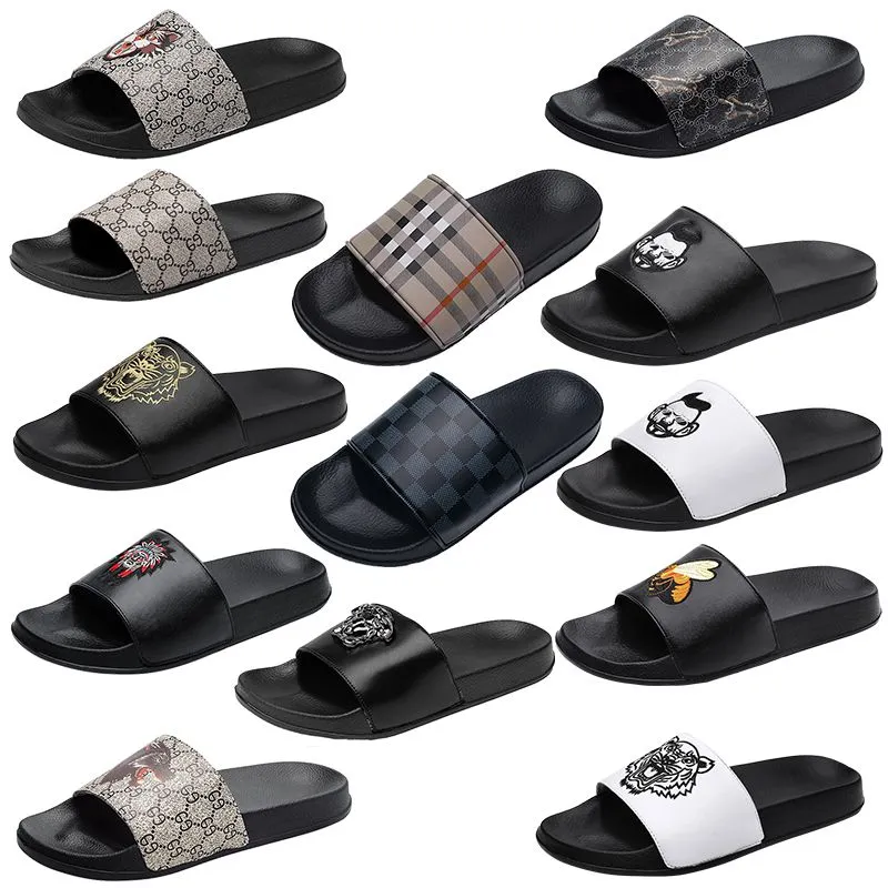 2024 marca de luxo homens slides sapatos chinelos sandálias de verão para homens praia slide designer clássico g padrão de grade impressão avatar flip flops tênis tamanho 39-46