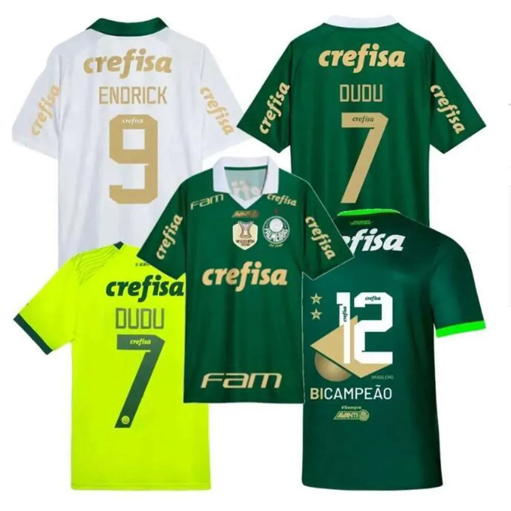 24 25 Palmeiras Dudu Soccer Jerseys Green Breno Lopes Rony G.Gomez Shirt Away D.Barbosa Lucas Lima G.Menino Mina G.Veron Kids Kit Footfil Parmelas