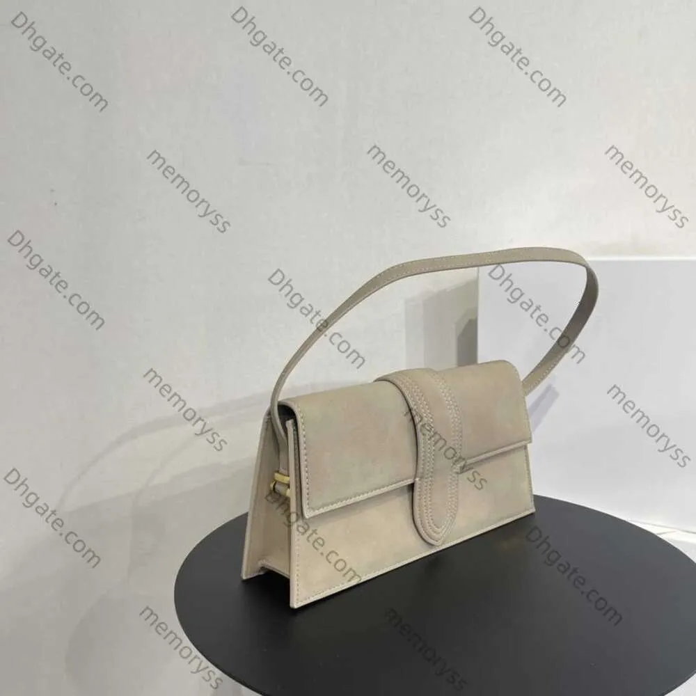 2024 Luxurys Designer Bags Jacquemuus Bag Clutch Suede Bag Shoulder Bag Handbags Tote Womens New Fashion Texture Locking Messenger Bags Crossbody Envelope Bag