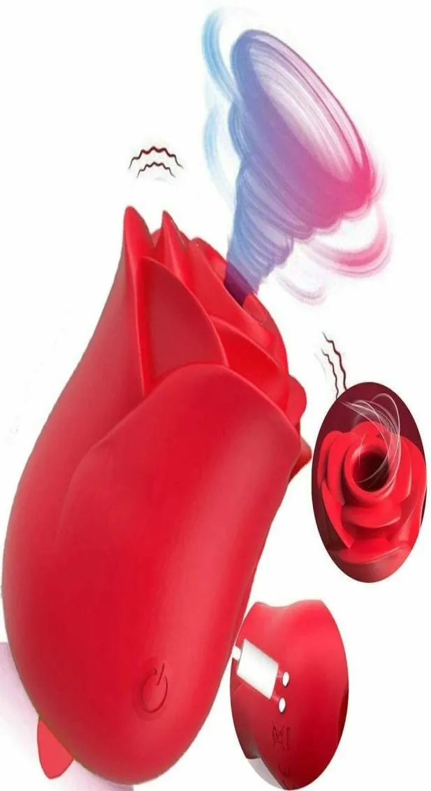 Jouets pour adultes Rose vibrateur clitoridien jouets sexuels pour femmes ventouse langue lécher stimulateur clitoridien aspiration clitoridienne vibrateurs rechargeables8543326
