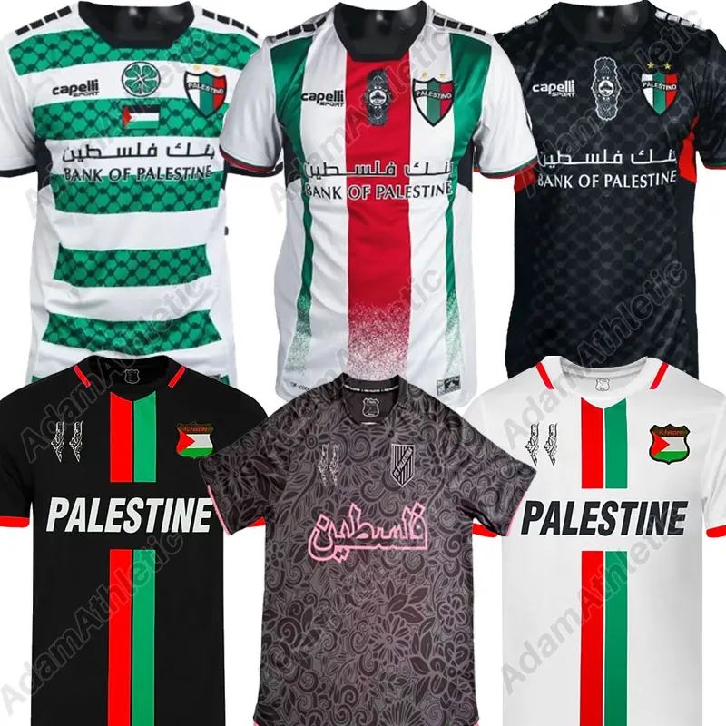 CD Palestino Soccer Maglie 2024 Palestine FC Speciali camicie da calcio Sosa Davila Carrasco Palestino cileno Palestino 24-25