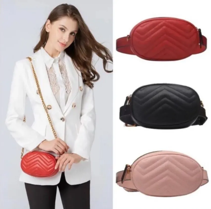 Designertassen Dames Marmont leren handtassen Heren crossbodytassen Fanny Packs Heuptassen heuptas Handtas Dames heuptas Borsttas heuptas Portemonnee Portemonnees Zwart