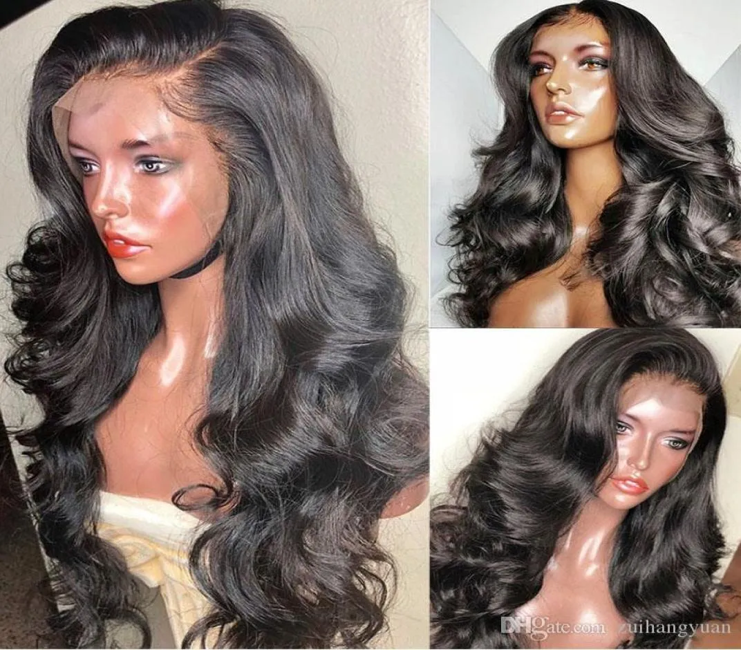 360 full lace human Straight Human Hair Wigs Brazilian Hair Swiss Lace Cap for Black Women new3564055