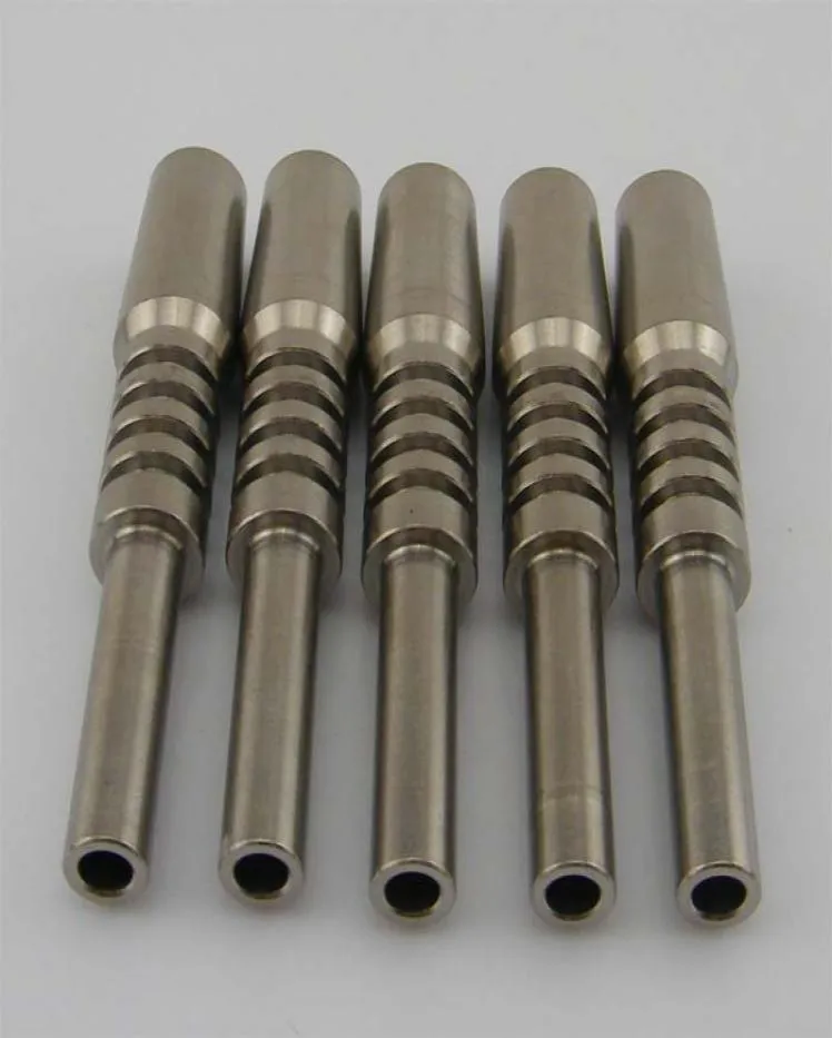 10/14/18mm GR2 Domeless Titanium Nail Pure Titanium Nails For Nector Collector Kits Ti Tips Partihandel förångare Smokinig Accessories7380323