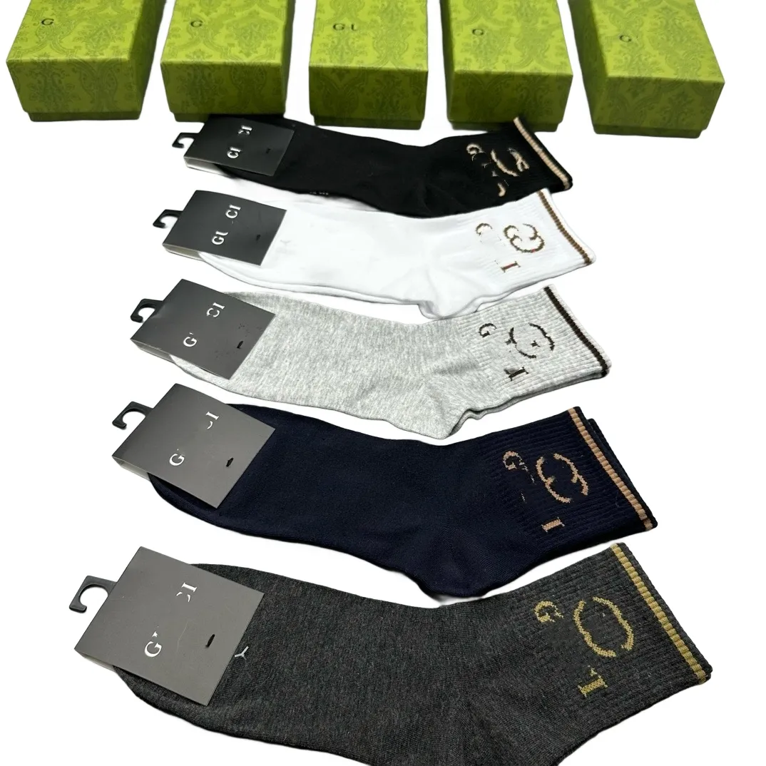 Mode 24ss hommes et femmes quatre saisons pur coton cheville chaussettes courtes respirant loisirs de plein air 5 couleurs chaussettes d'affaires