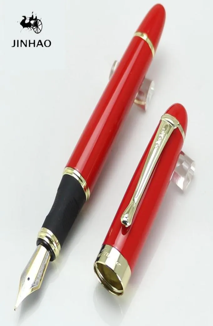 Jinhao X450 Fountain Pen 18kgp Broad -nib Executive Red 22 Styles Stationery Schooloffice Supplies Pens7767997