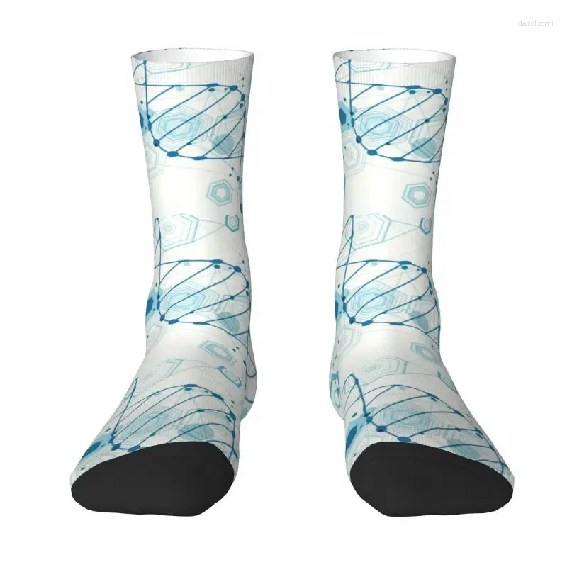 Herensokken Scientific DNA Crew Unisex Leuke 3D-geprinte Science Chemistry-jurk