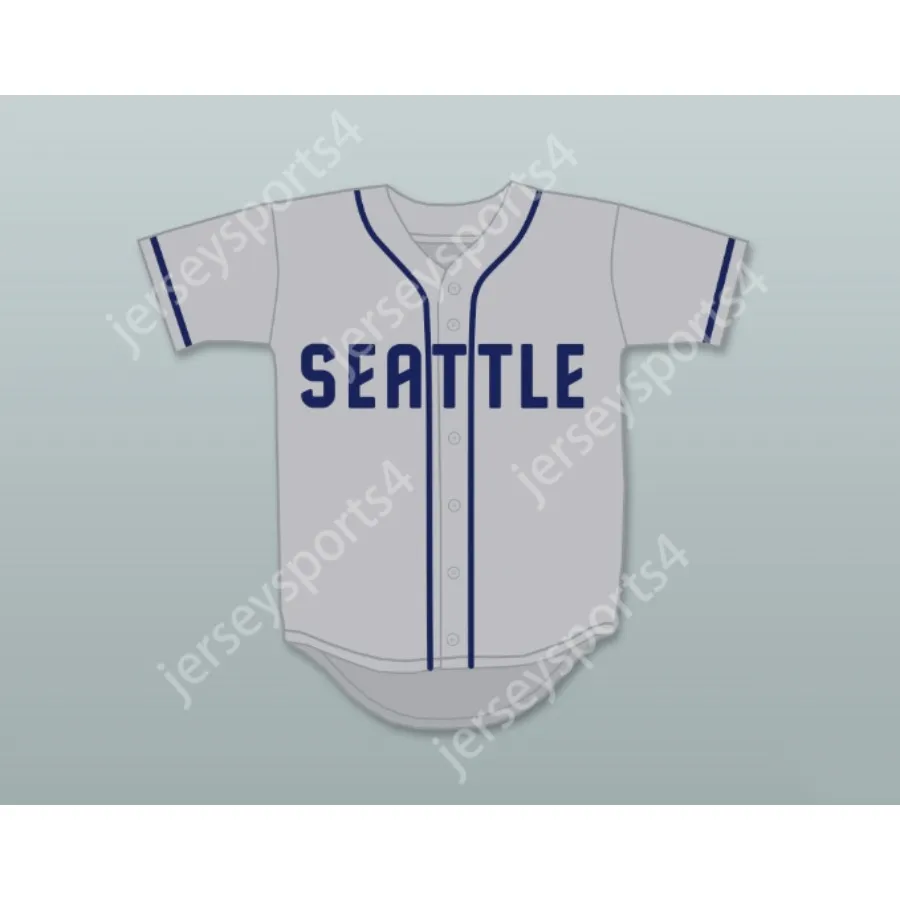 Na wschód w dół Kenny Powers 55 Seattle Baseball Jersey zszyta