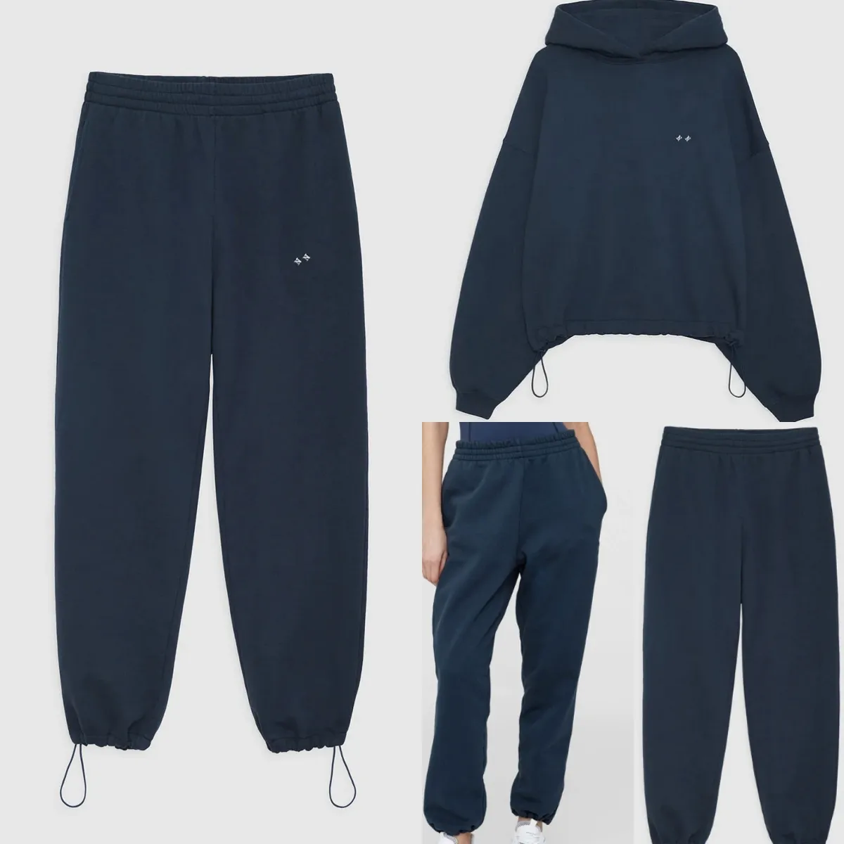 23AW Sweatpant Mulheres Designer Calças Retas Slim Clássico Quente Carta Imprimir Moda Versátil Cinza Pelúcia Meados de Cintura Alta Calças Esportivas Casuais Suéter com Capuz Terno Superior