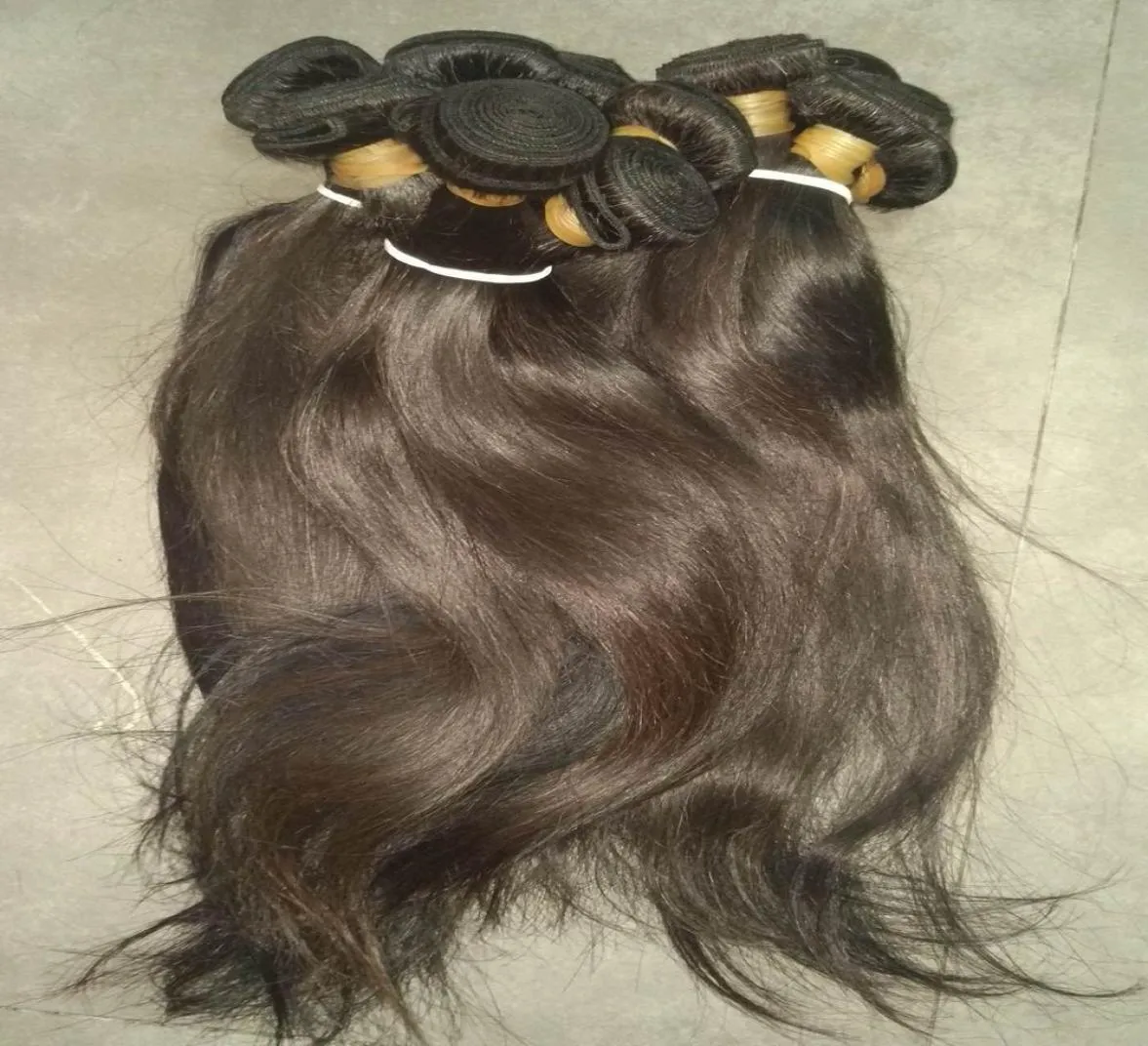 Grosso virgem natural cambojano cabelo humano reto tramas sedosas não processadas 3pcslot Black Friday Novo 7556124