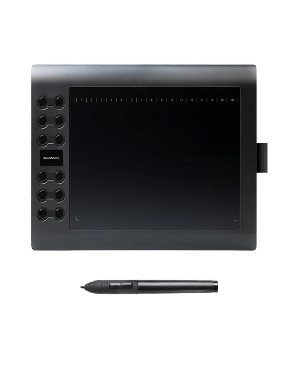 Gaomon M106K Professional 10 بوصات قرص رسم للرسوم مع USB Art Digital Tablet 2048 REVES
