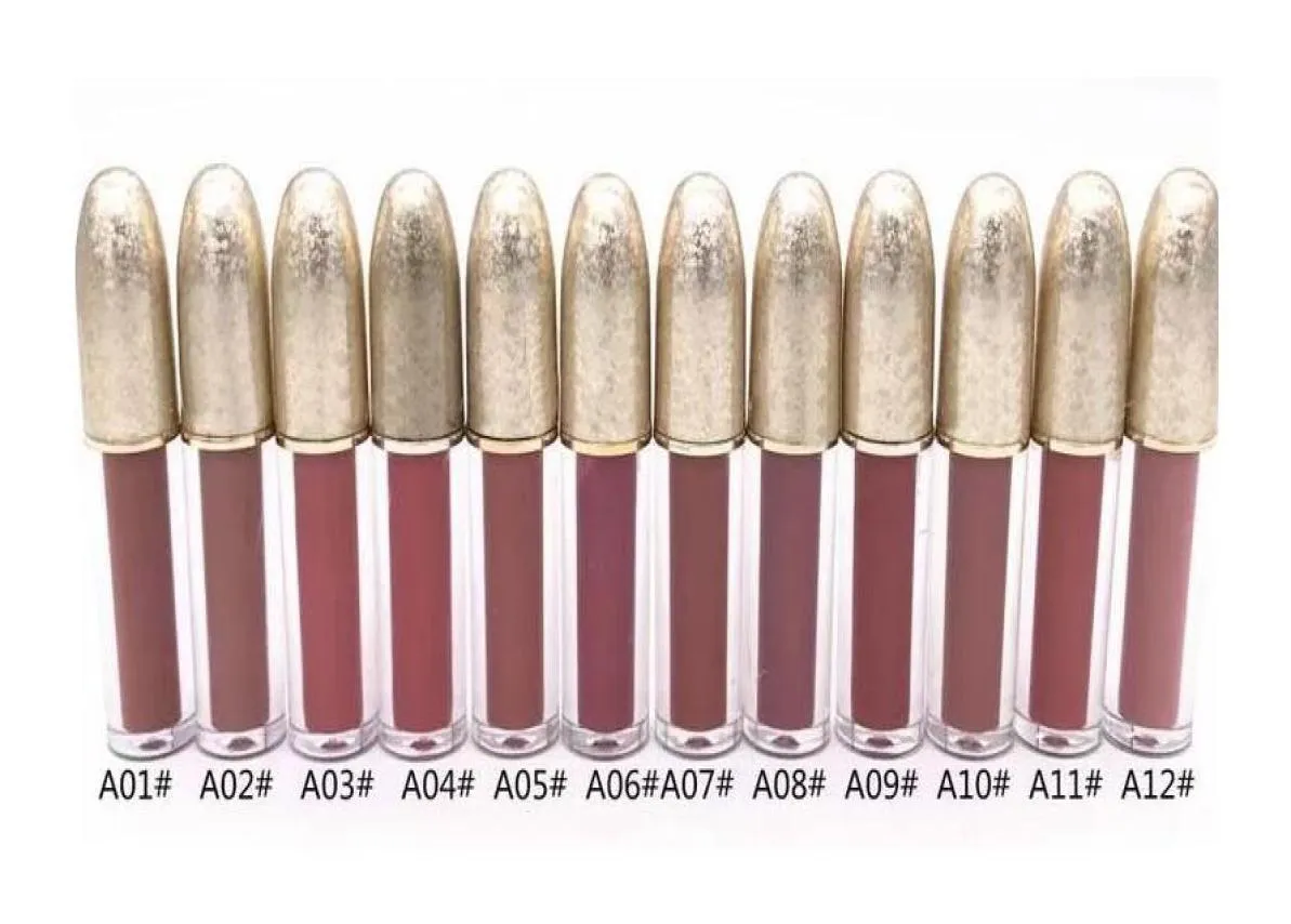 48 pcs quality NEW Brand Matte Liquified Lustre Lipgloss Retro Frosted Lipgloss Glaze Lipgloss 12 Different4210183