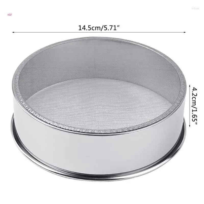 Baking Tools Stainless Steel Fine Mesh Oil Strainer Flour Colander Sifter Sieve Cake C