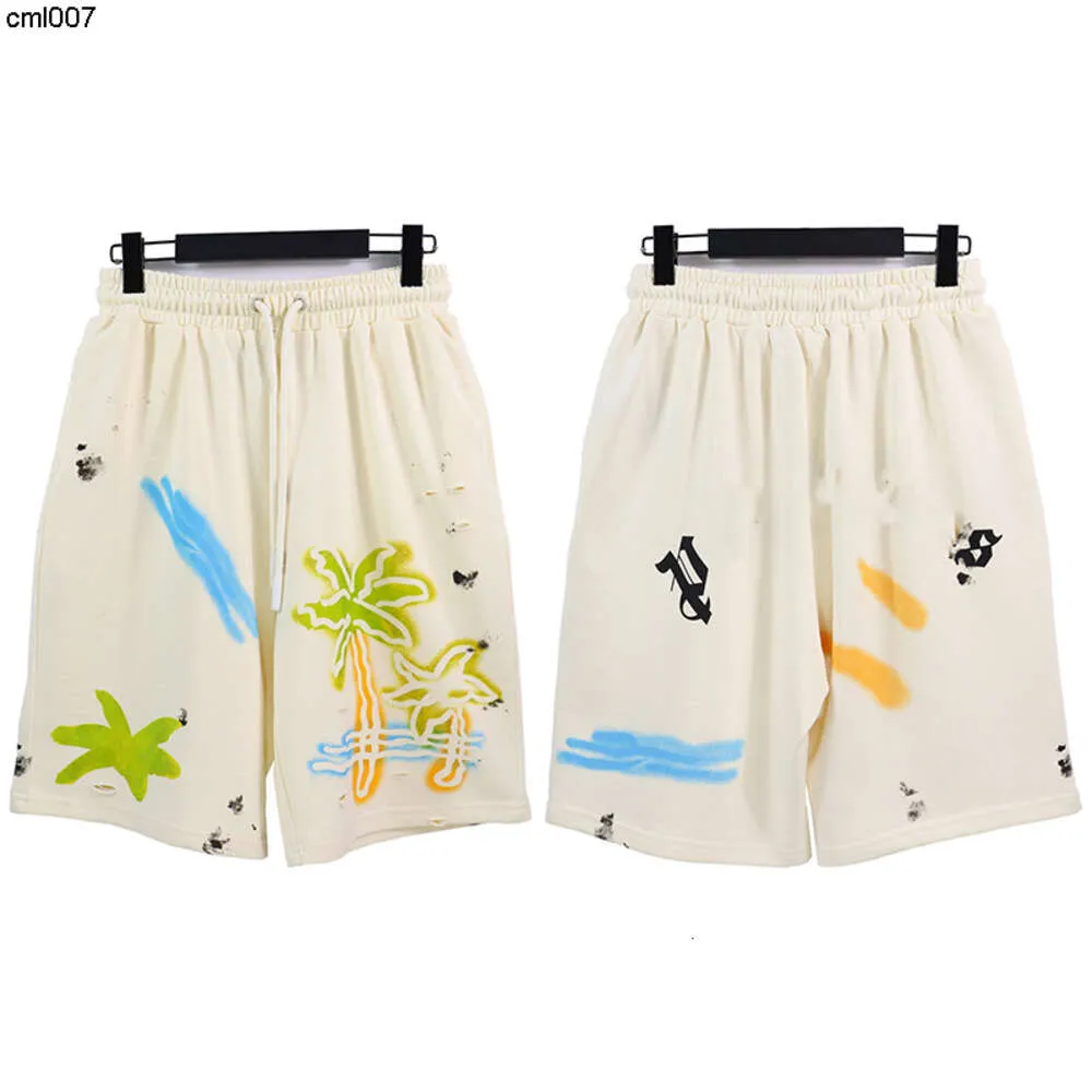 Palms Mens Womens Shorts Designer Coconut Tree Alphabet مطبوع