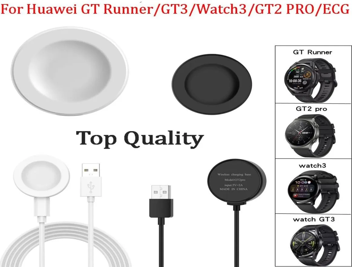 Huawei için Şarj Cihazı USB Kablosu GT3 46mm42mmwatch 3Watch3 PROGT2 PROGT2 Pro EKG Bileklik Adaptör Şarjı 37776554