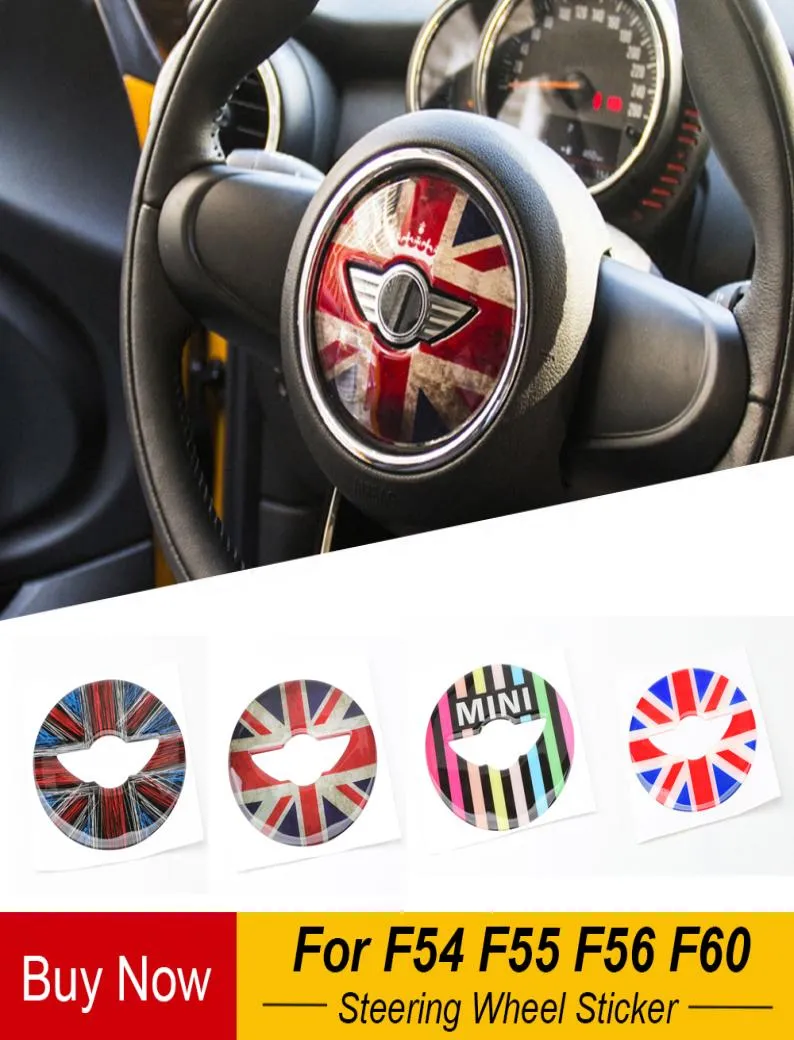 Autocollant central de volant, décoration pour BMW Mini Cooper JCW F54 F55 F56 F603133652