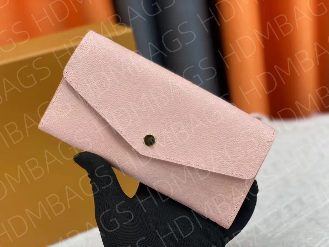 Designerbags uzun cüzdan elmas desen tam deri kabartmalı zarf Satah cüzdan monigm Emprente Deri M61182 Çok sayıda cep ve kredi kartı yuvaları