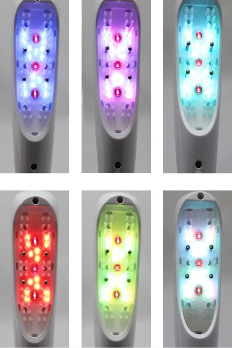 3 in1 레이저 LED 가벼운 헤어 재성장 미세 전류 모발 마사지 모발 성장 빗 스카프 수리 모발 KD33266533187