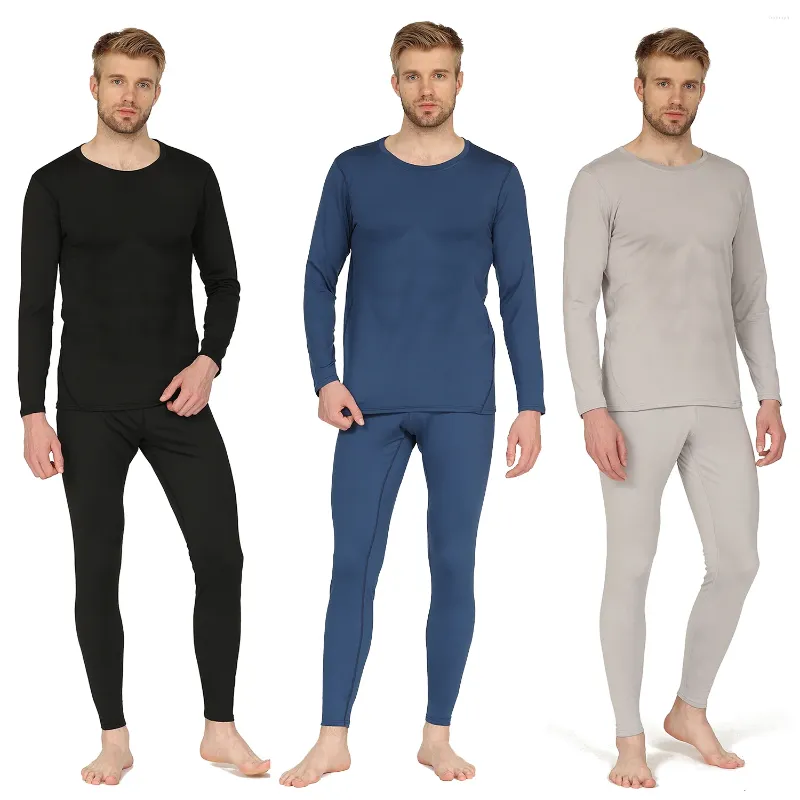 Motorcykelkläder Vinter Termisk underkläder kostym Män Komprimering Sportkläder Fitnesskläder Långa skjortor Pants Warm Base Layer Sport