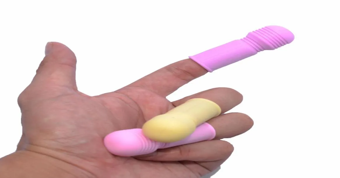 AV Finger Vibrator Clit och G Spot Orgasm Squirt Massager Sexprodukter för kvinna Kvinna Masturbation Maquina de Sexo1869206