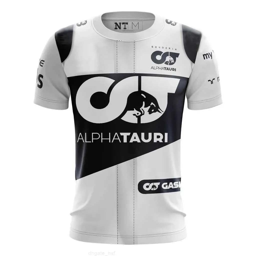 F1 terno de corrida 2024 verão masculino-pescoço 3d impresso camiseta f1 camisa da motocicleta esportes radicais camisa masculina roupas respirável topo