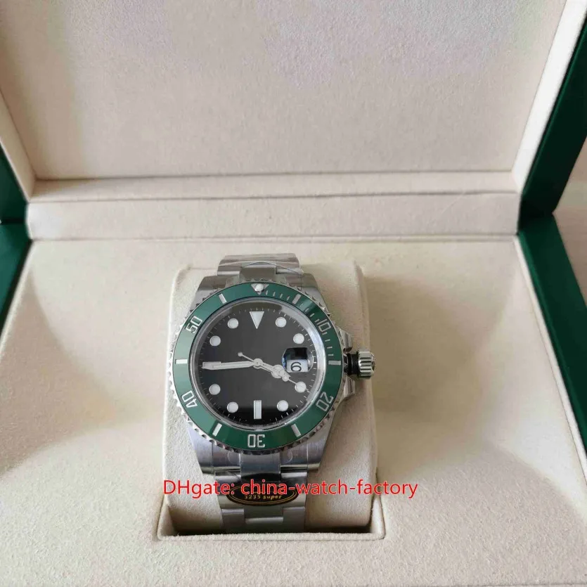 CLEAN Factory Mens Watch Super Quality 41mm 126610 126610LV Green Ceramic Bezel Watches 904L Steel CAL 3235 Mechanical Movement Au259y