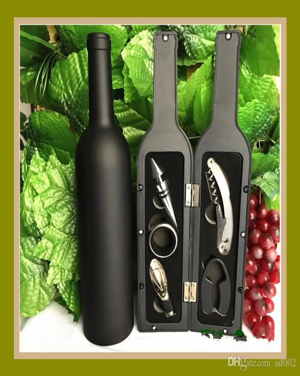 5 Pcs Wine Bottle Shape Openers Practical Multitools Corkscrew Novelty Gifts For Fathers Day With Box Kitchen Accessories 16 8fh Z3069291