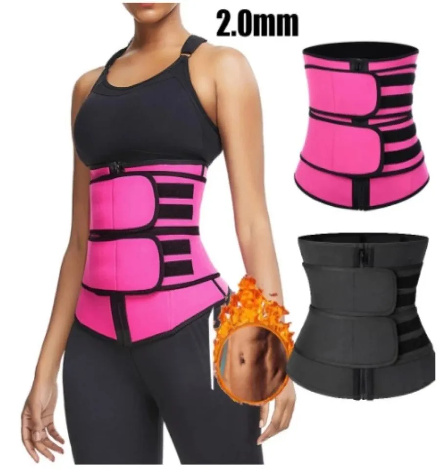 Sueur minceur taille ventre Shaper lombaire dos soutien orthèse Gym Sport Ventre ceinture Corset Fitness formateur corps Sculpting8922682