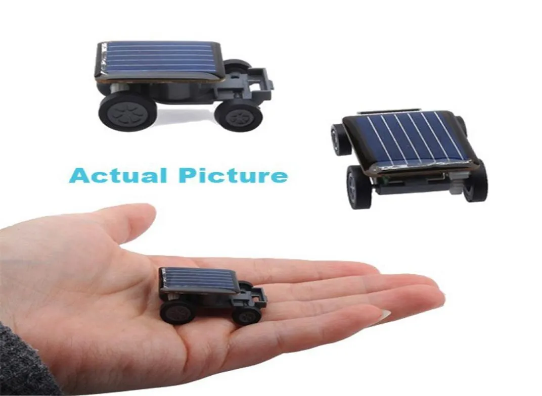 Rolig Mini Kit Novel Toys Solar Energy Powered Mini Car Cackroach Power Robot Bug Grasshopper Education Gadget Toy for Childre9195712