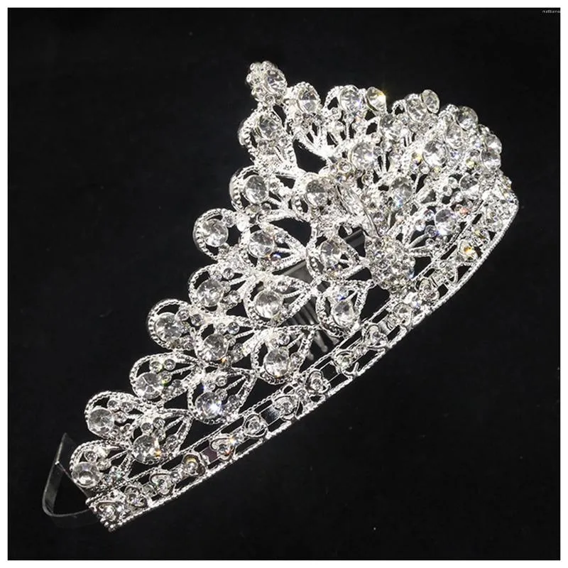 Pinzas para el cabello, diademas brillantes con diamantes de imitación, Tiaras y coronas de cristal ligeras de lujo, joyería de boda para novia, diademas de fiesta para mujeres y niñas