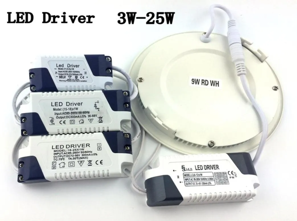 BSOD LED pilote 3W4W6W9W 12W15W18W24W adaptateur à courant Constant connecteur cc transformateurs d'éclairage pour panneau LED Down7372622