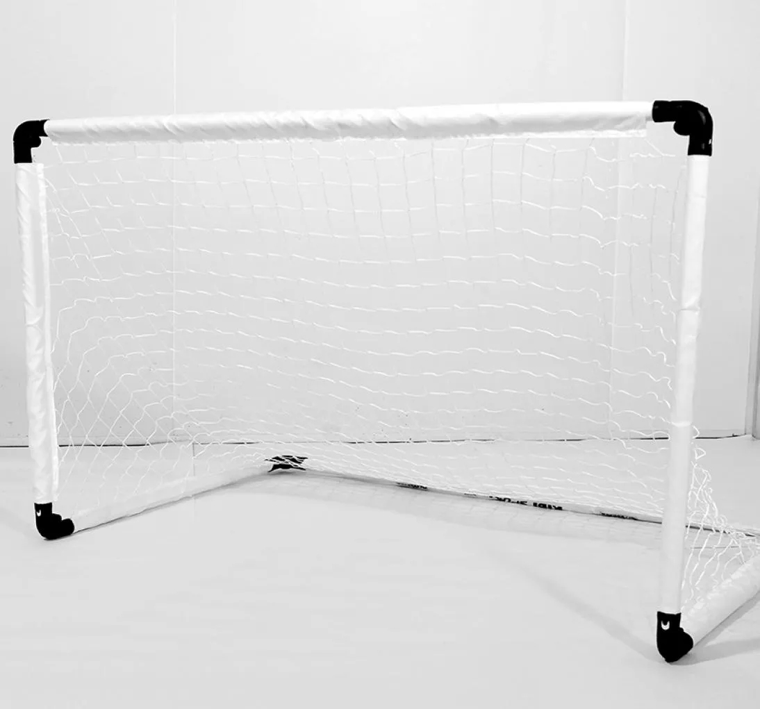 Portátil Children039s Soccer Goal MGA Entertainment Little Tikes Easy Scition Soccer Conjunto Wnet Ball Pump WhiteRedBlue9801883