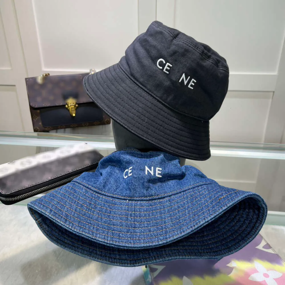 Designer Luxury Celins Classic Bucket Cap Fashion Beach Hat Mångsidiga herrar och kvinnors avmitten Hatbar hatt 240310