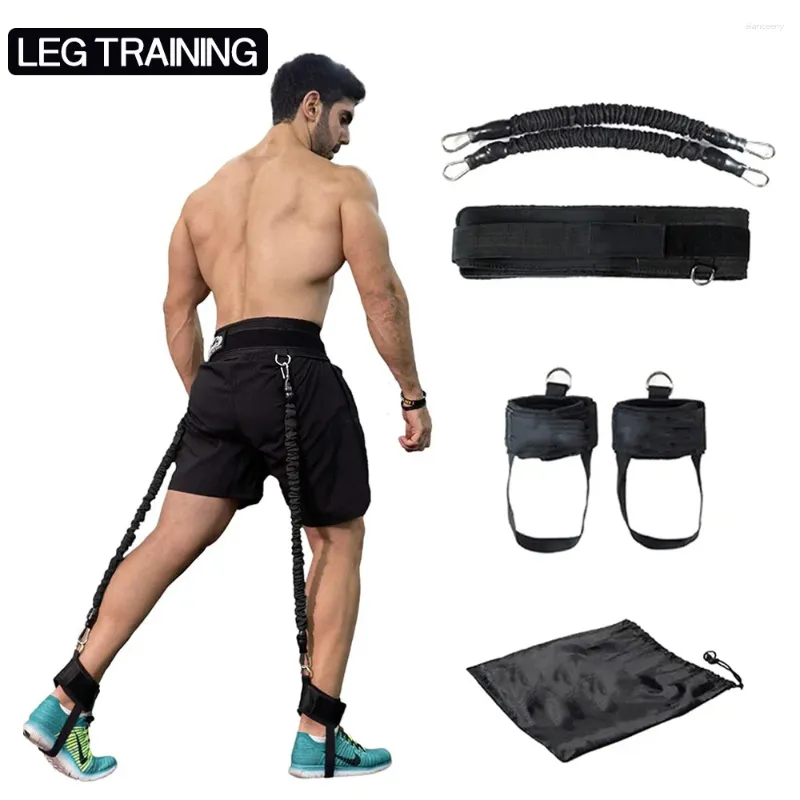 Resistance Bands Fitness Bounce Trainer Rope Exercise Equipment Basketball Tennis Running Leg Strength Agility Training Strap