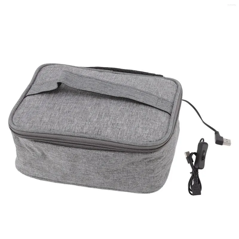 Dinnerware Portable Oven Electric Heated Lunch Box USB Heating Small Compact For Home