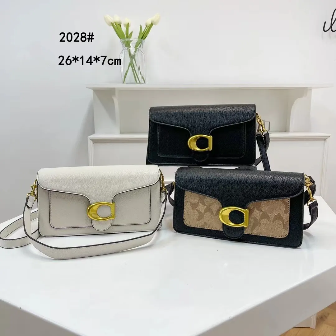 Kadın Moda Çantası Tasarımcı Çanta Omuz Torbaları Cüzdan C Mektup Klasik Baskı Clamshell Vintage Tote Çanta Lüks Gündelik Handheld Crossbody Bag