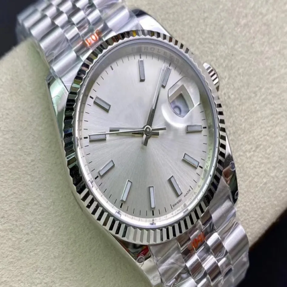 GM fábrica datejust 36mm relógio Mecânico Cal 3235 movimento 904 l aço inoxidável cristal de safira luminoso à prova d'água V3 12240f