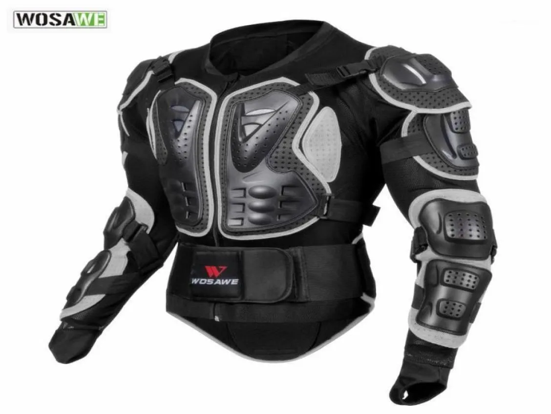 Wosawe Motorcykel Armor Jacket Body Protection Turtle Racing Moto Cross Back Support Arm Protector4894876