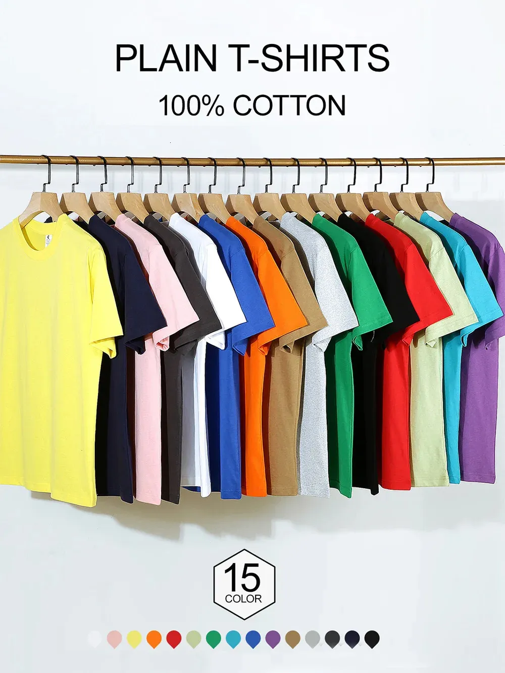 Wholesale Cotton Classic T Shirt 210g White Black Men Women O Neck High Quality From Pong02 10.45 DHgate.Com
