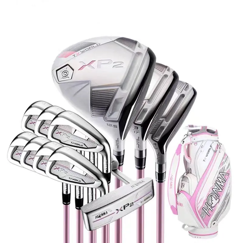 Full Set Ladies Women XP2 Golfklubbar Driver Fairway Wood Hybrid Irons + Free Golf Putter