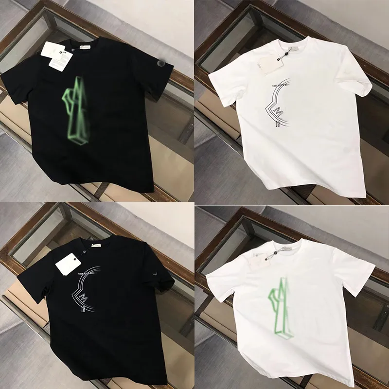 メンズトレンディレターグラフィティパターンTシャツファッションレター黒と白のプリントラウンドネックTシャツトップレディーストレンディスポーツTシャツトップ