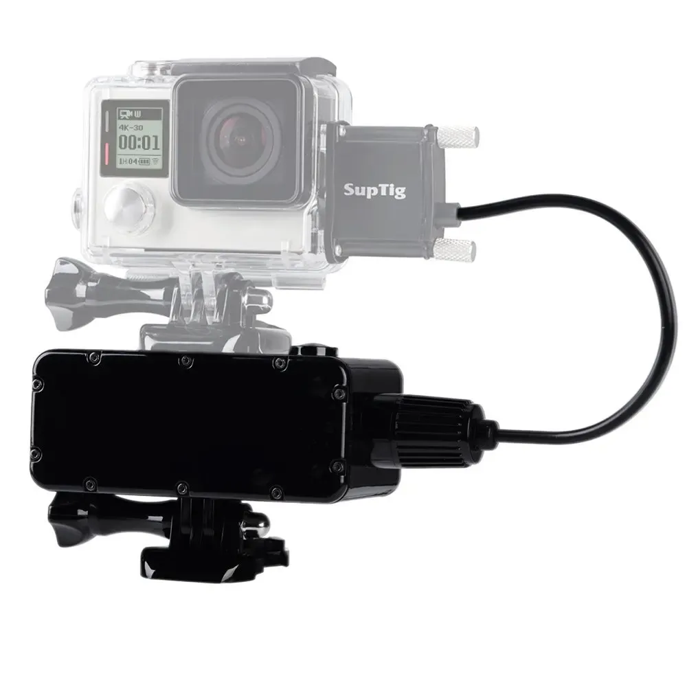 Connecteurs Go Pro 8 Max, batterie externe étanche, Submersible, pour Gopro Hero 7/6/5/4/3 Xiaomi Yi 4k Sjcam Dji Osmo, caméra d'action